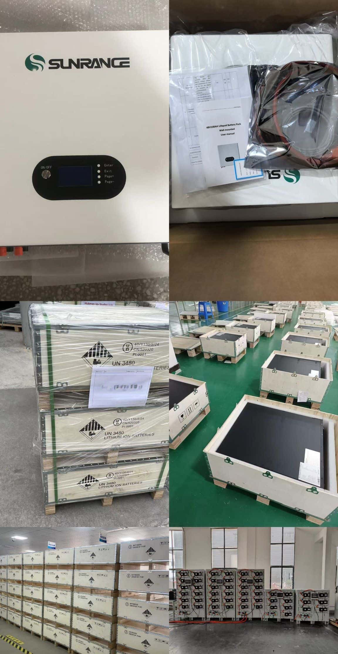 Sunrange Lithium Battery Packaging & Shipping Sunrange Lithium Battery Packaging & Shipping