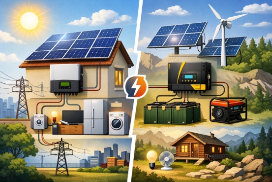 Choosing Between On-Grid and Off-Grid Inverters: What You Need to Know