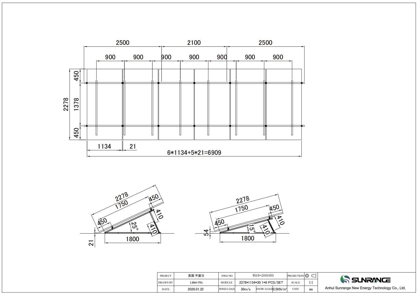 Sunrange Roof Mounting Technical Support Sunrange Roof Mounting Technical Support