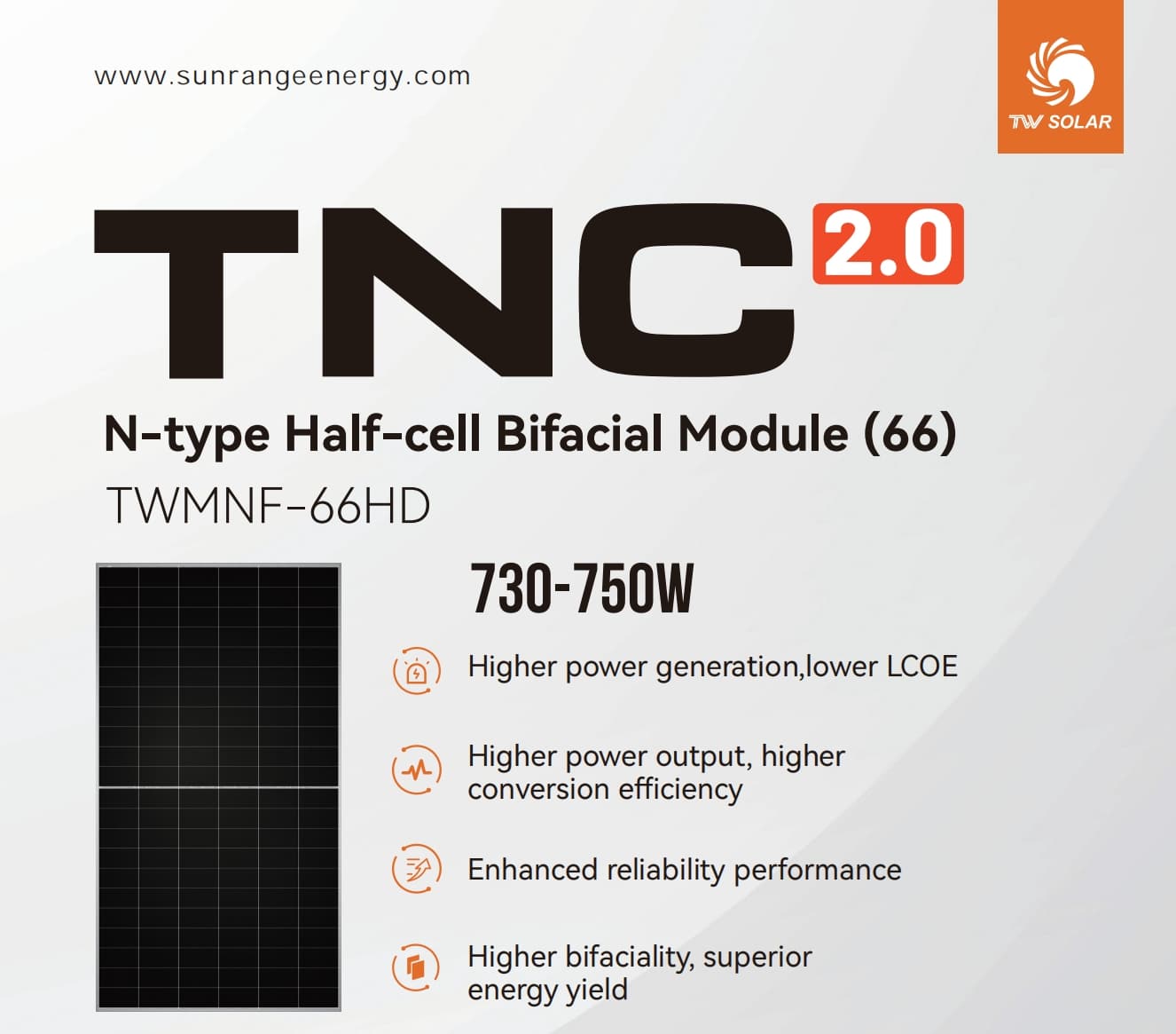 Tongwei 750W Solar Panel