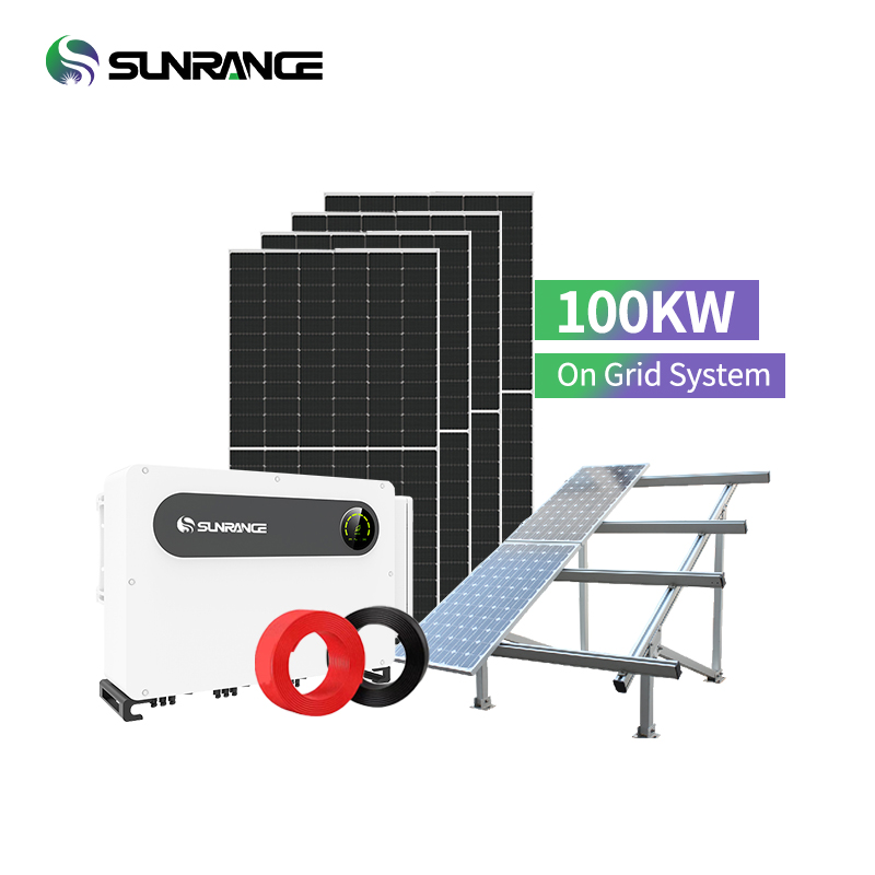 Sunrange 100kW Three Phase On Grid Commercial and Industrial Solar Plant